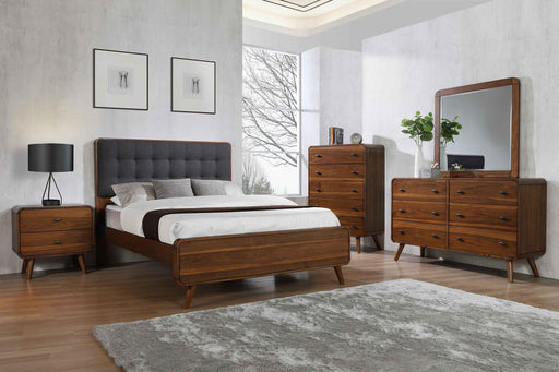 Robyn 5-piece California King Bedroom Set Dark Walnut - 205131KW-S5