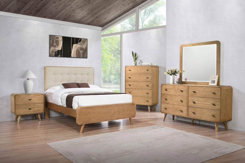 Robyn 5-piece Full Bedroom Set Light Ash - 225091F-S5