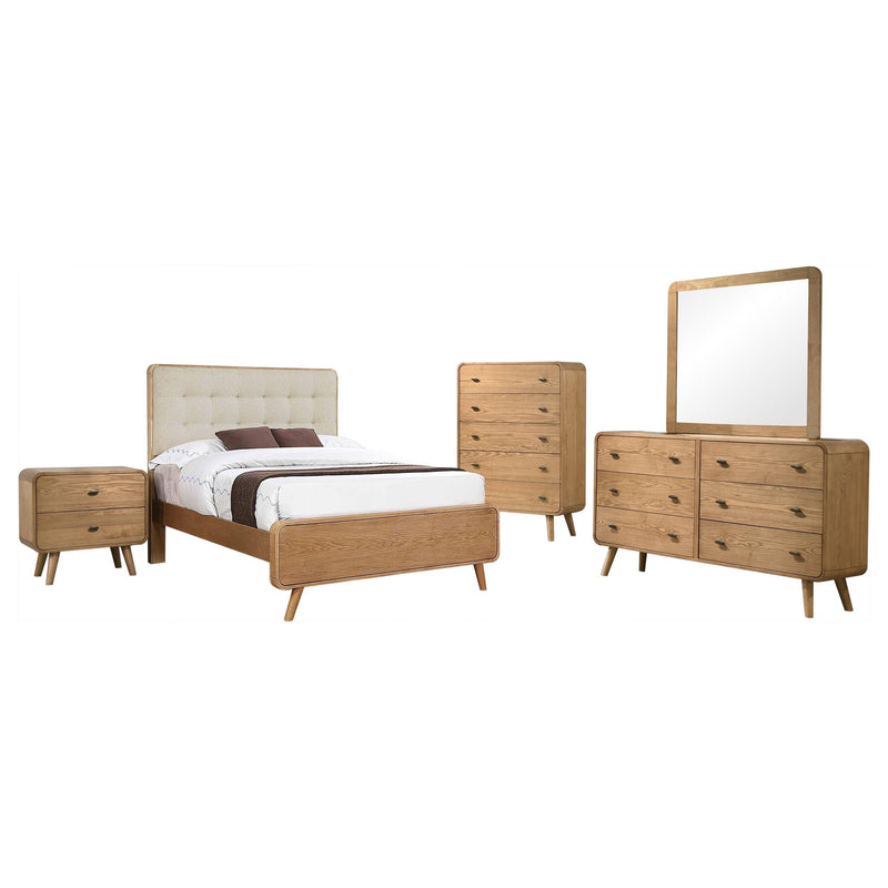 Robyn 5-piece Full Bedroom Set Light Ash - 225091F-S5