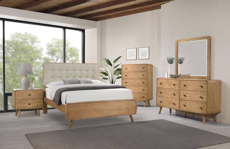 Robyn 5-piece Queen Bedroom Set Light Ash - 225091Q-S5