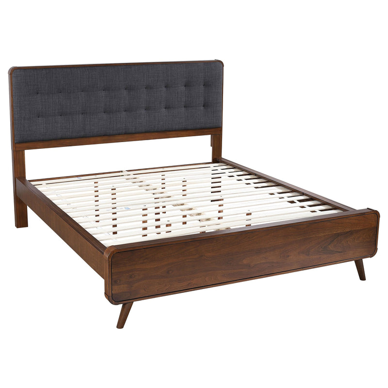 Robyn Wood California King Platform Bed Dark Walnut - 205131KW