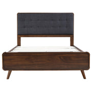 Robyn Wood Full Platform Bed Dark Walnut - 205131F