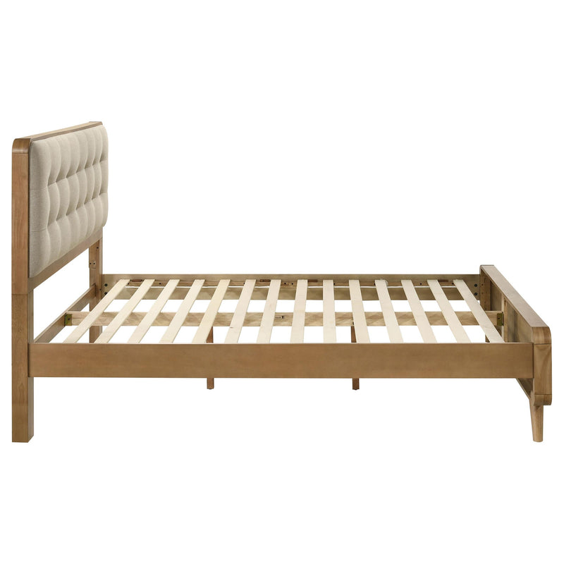 Robyn Wood Queen Platform Bed Light Ash - 225091Q