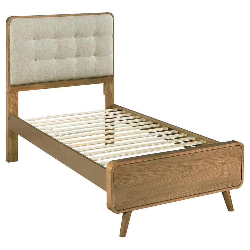 Robyn Wood Twin Platform Bed Light Ash - 225091T