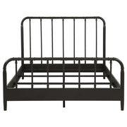 Rocco All Wood Water Pipe Open Frame Queen Bed Dark Bronze - 310035Q