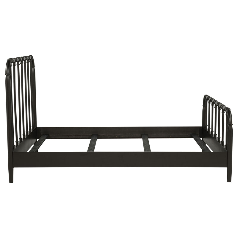 Rocco All Wood Water Pipe Open Frame Queen Bed Dark Bronze - 310035Q