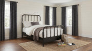 Rocco All Wood Water Pipe Open Frame Twin Bed Dark Bronze - 310035T