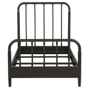 Rocco All Wood Water Pipe Open Frame Twin Bed Dark Bronze - 310035T