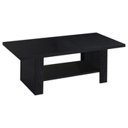 Rodez 3-piece Engineered Wood Coffee Table Set Black - 700345