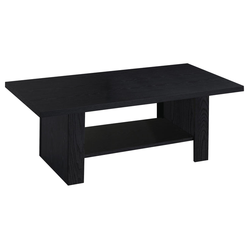 Rodez 3-piece Engineered Wood Coffee Table Set Black - 700345