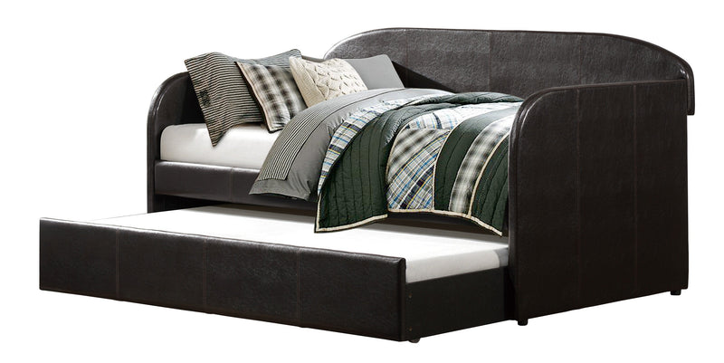 Roland Dark Brown Daybed with Trundle - DMV FurnitureDaybed