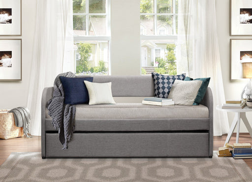 Roland Gray Daybed with Trundle - DMV FurnitureDaybed