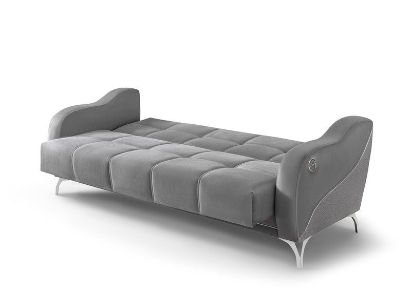 Rolex 3-pieces (Sofa & Loveseat & Chair) Livingroom Set in Brown - 200-ST-ROL-VELVET260-321