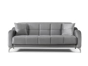 Rolex 3-pieces (Sofa & Loveseat & Chair) Livingroom Set in Grey - 200-ST-ROL-VELVET405-321