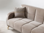 Rolex Convertible Loveseat in Brown - 200-ST-ROL-VELVET260-2