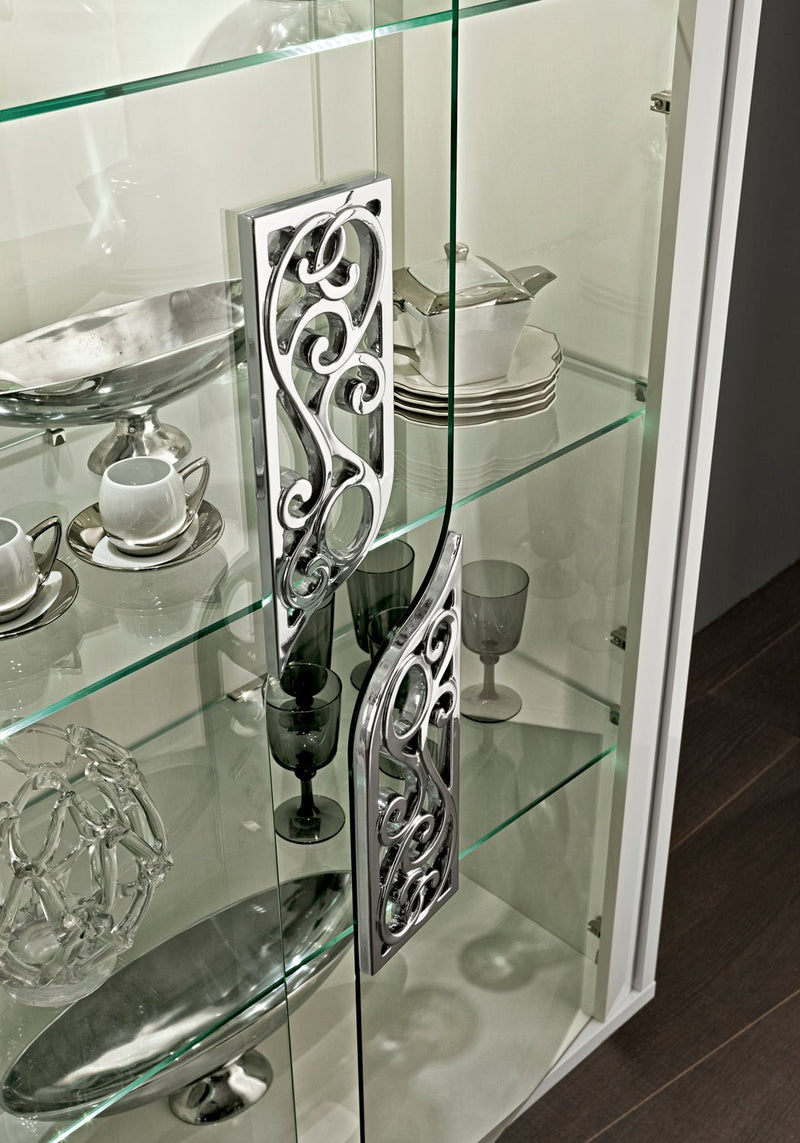 Roma 2 - Door Curio White - DMV Furniture