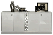 Roma 4-Door Buffet White - i24037 - DMV Furniture