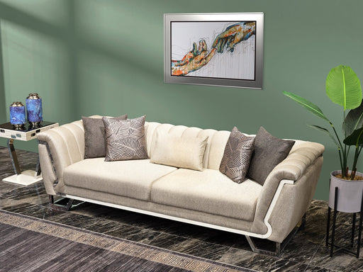 Roma 93" Wide Striped Sofa - Sofas
