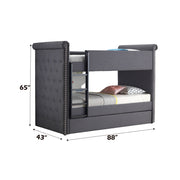 Romana II Twin/Twin Bunk Bed W/Trundle - 37855