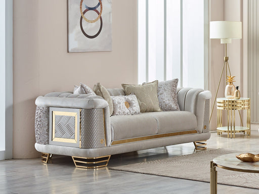 Romances 80" Wide Square Arm Loveseat - Loveseat
