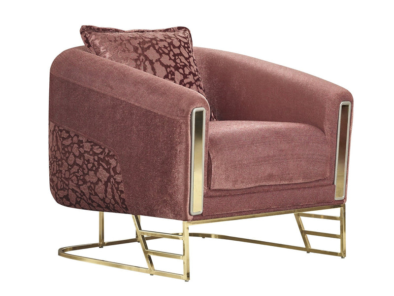 Romans 2-pieces (Sofa & Loveseat) Livingroom Set Brick in Brick - 101-ROM-SIE210-32