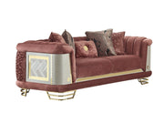 Romans 3-pieces (Sofa & Loveseat & Chair) Livingroom Set Brick in Brick - 101-ROM-SIE210-321