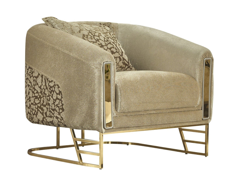 Romans Chair Beige in Beige - 101-ROM-NSIE30-B