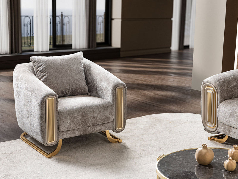 Romeo Chair in Cream - 200-ST-ROM-KENZO20-B