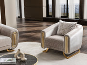 Romeo Chair in Cream - 200-ST-ROM-KENZO20-B
