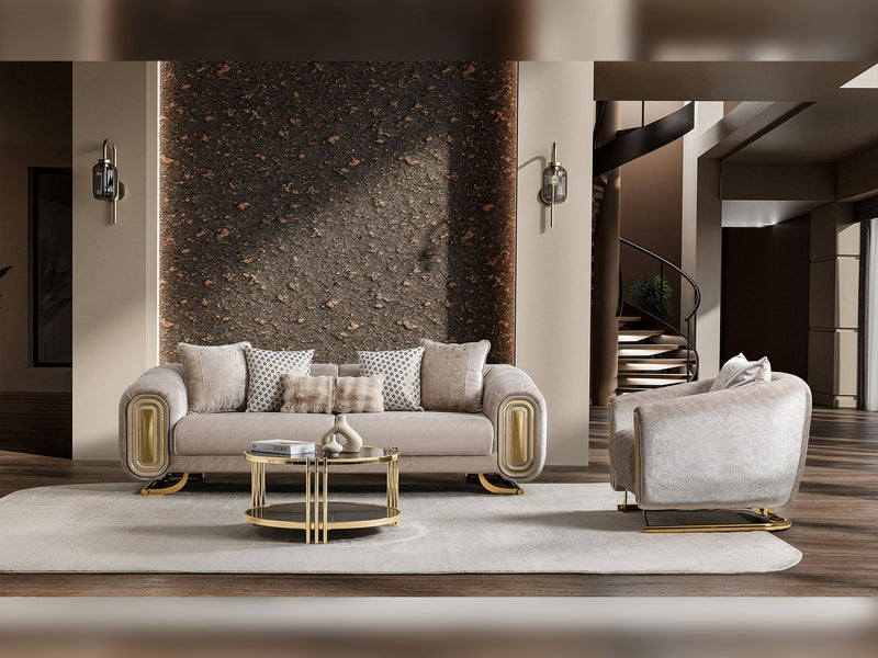 Romeo Chair in Cream - 200-ST-ROM-KENZO20-B