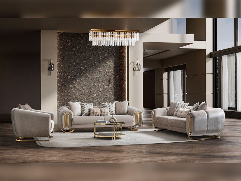 Romeo Stationary Sofa in Cream - 200-ST-ROM-KENZO20-3