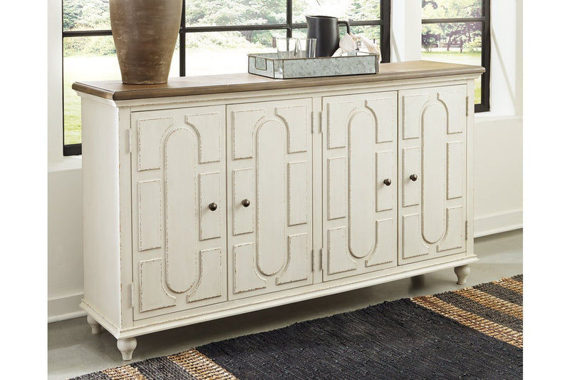 Roranville Antique White Accent Cabinet - DMV FurnitureCabinet