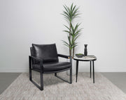Rosalind Upholstered Track Arm Accent Chair Black - 903021