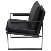 Rosalind Upholstered Track Arm Accent Chair Black - 903021