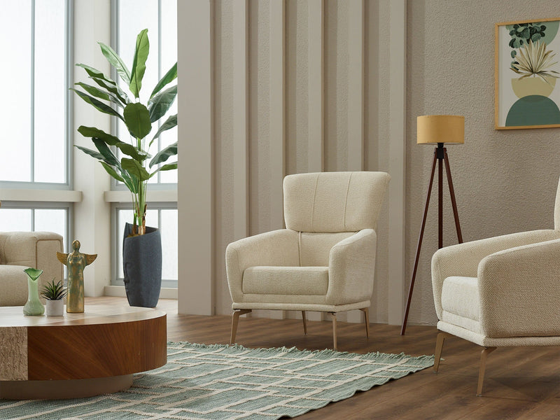Rose Chair in Light Grey - 200-SIM-ROS-CALVE16-B