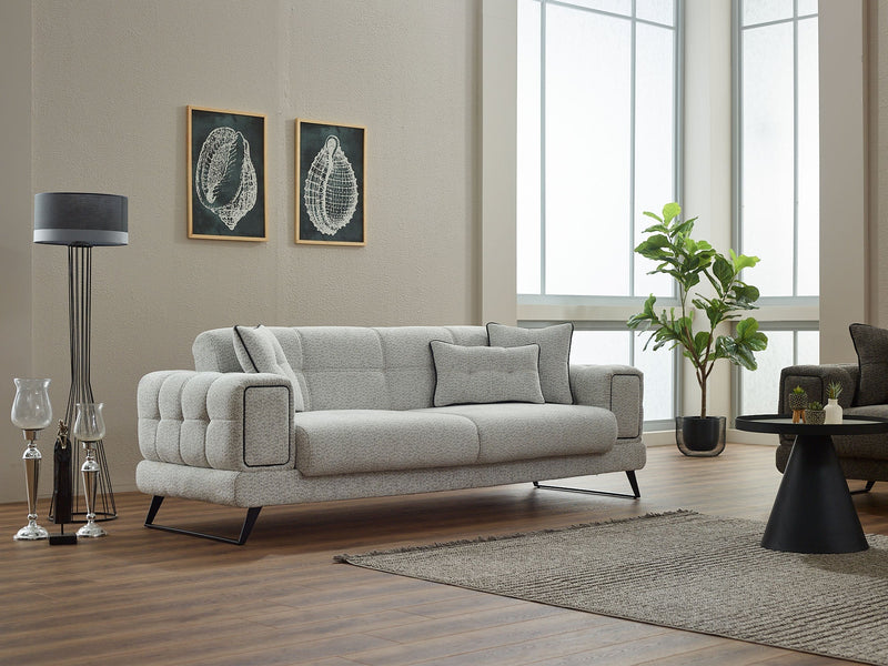 Rose Convertible Sofa in Beige - 200-SIM-ROS-CALVE02-3