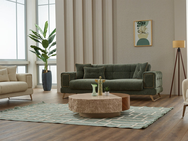 Rose Convertible Sofa in Dark Grey - 200-SIM-ROS-CALVE18-3