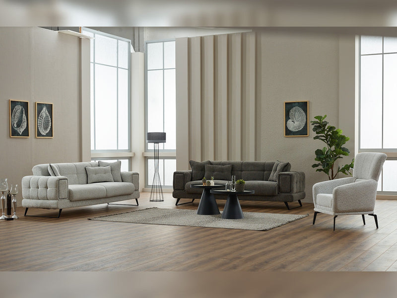 Rose Convertible Sofa in Dark Grey - 200-SIM-ROS-CALVE18-3