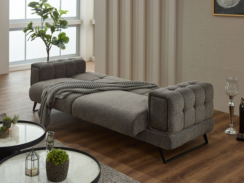 Rose Convertible Sofa in Dark Grey - 200-SIM-ROS-CALVE18-3