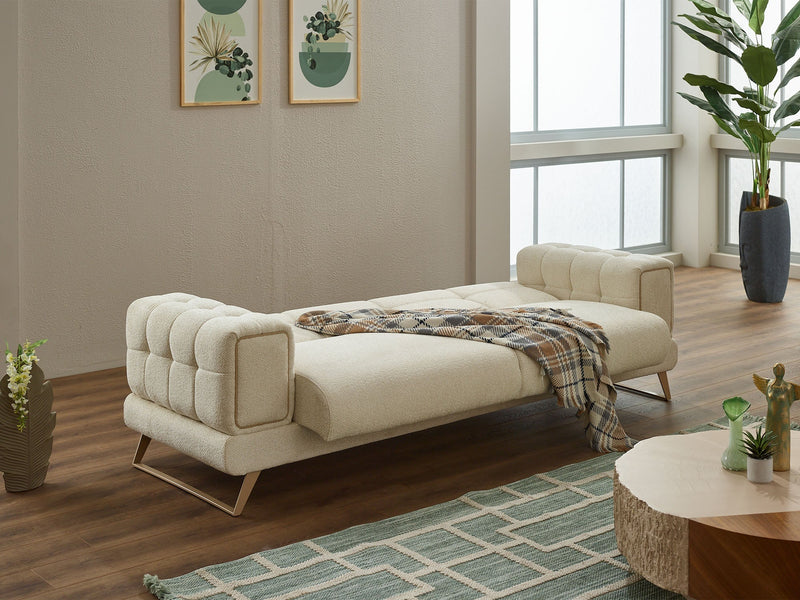 Rose Convertible Sofa in Dark Grey - 200-SIM-ROS-CALVE18-3