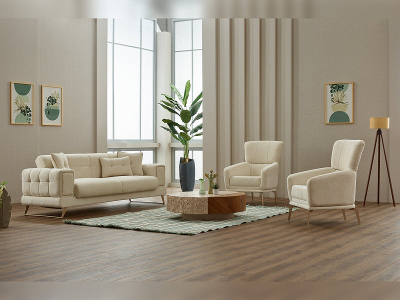 Rose Convertible Sofa in Green - 200-SIM-ROS-CALVE14-3