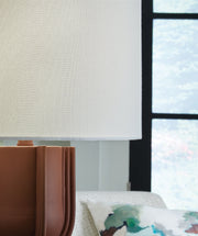 Rowandale Brick Red Table Lamp - L207534