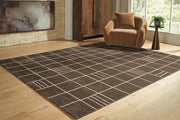 Rowbrook Brown/Tan Large Rug - R408781