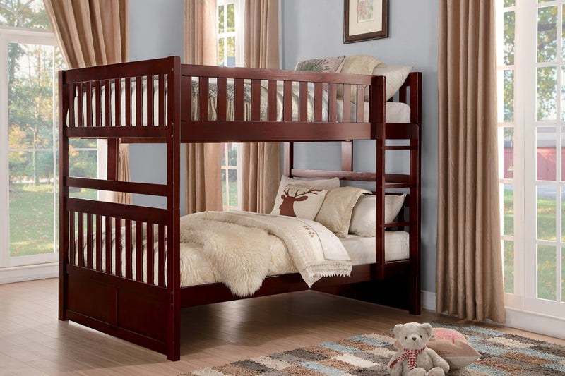 Rowe Cherry Full/Full Bunk Bed - DMV FurnitureBunk Bed