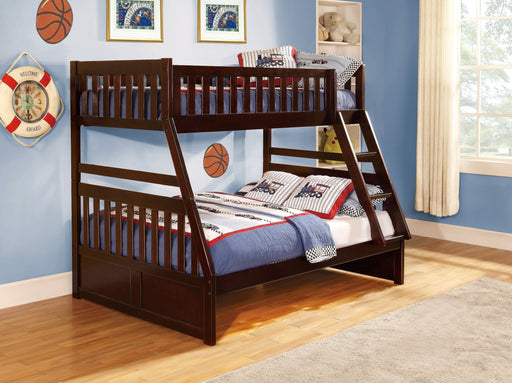 Rowe Cherry Twin/Full Bunk Bed - DMV FurnitureBunk Bed