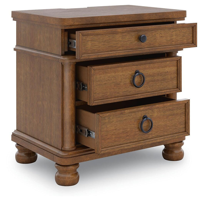 Rowlenstown Brown Nightstand - PCB824-93