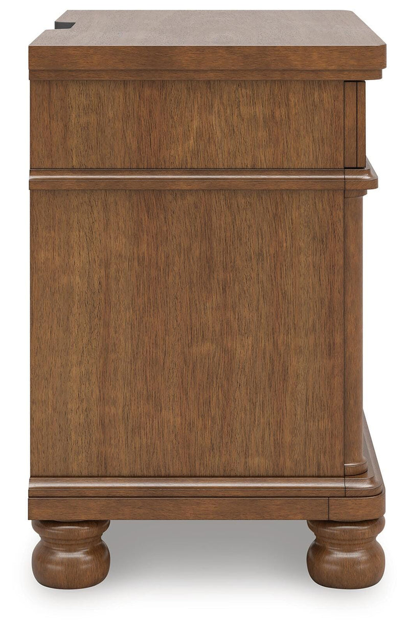 Rowlenstown Brown Nightstand - PCB824-93