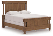 Rowlenstown Brown Queen Poster Bed - PCB824B2