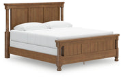Rowlenstown California King Poster Bed with Dresser and Nightstand in Brown - PKG023763