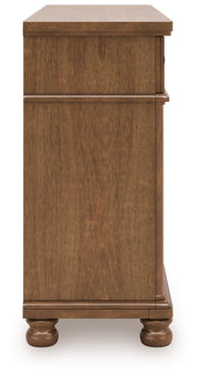 Rowlenstown California King Poster Bed with Dresser in Brown - PKG023765